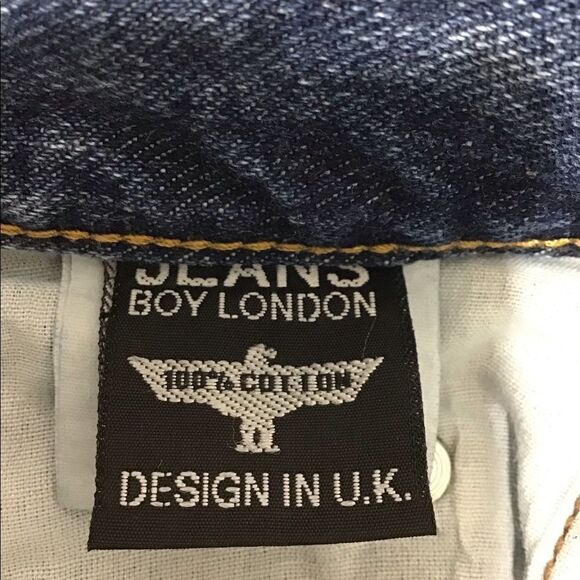 Vintage 79-80’s BOY LONDON JEANS Button Fly Jeans Size 9 - Picture 7 of 15